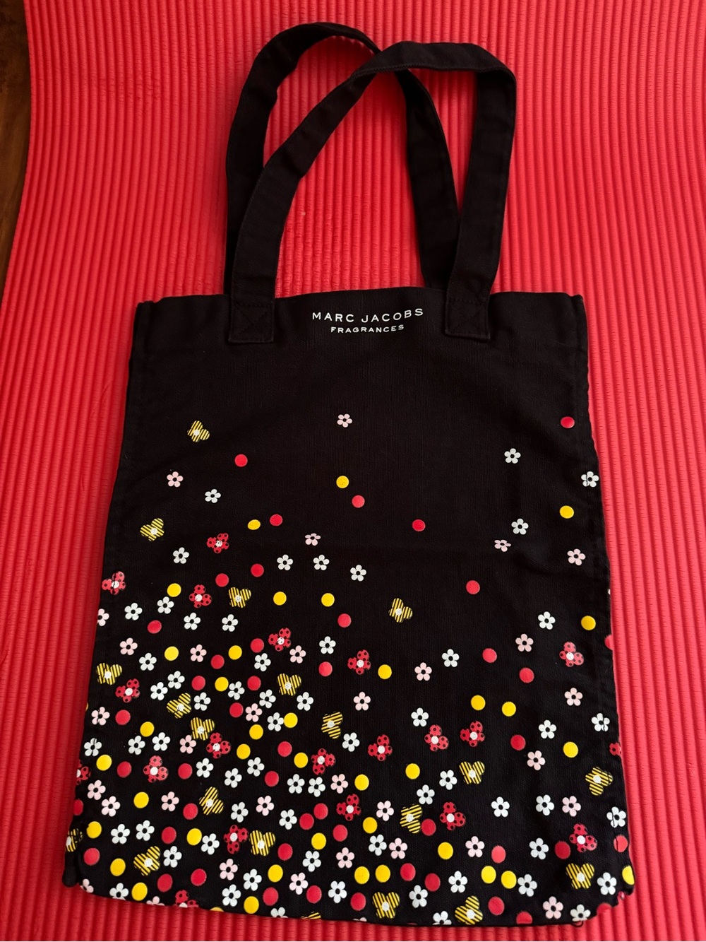 Marc Jacobs Black Floral Dot Tote